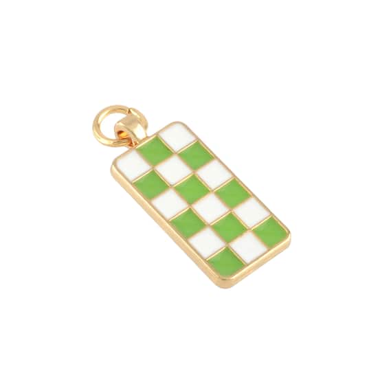 12 Packs: 6 ct. (72 total) Checkerboard Charms by Bead Landing™